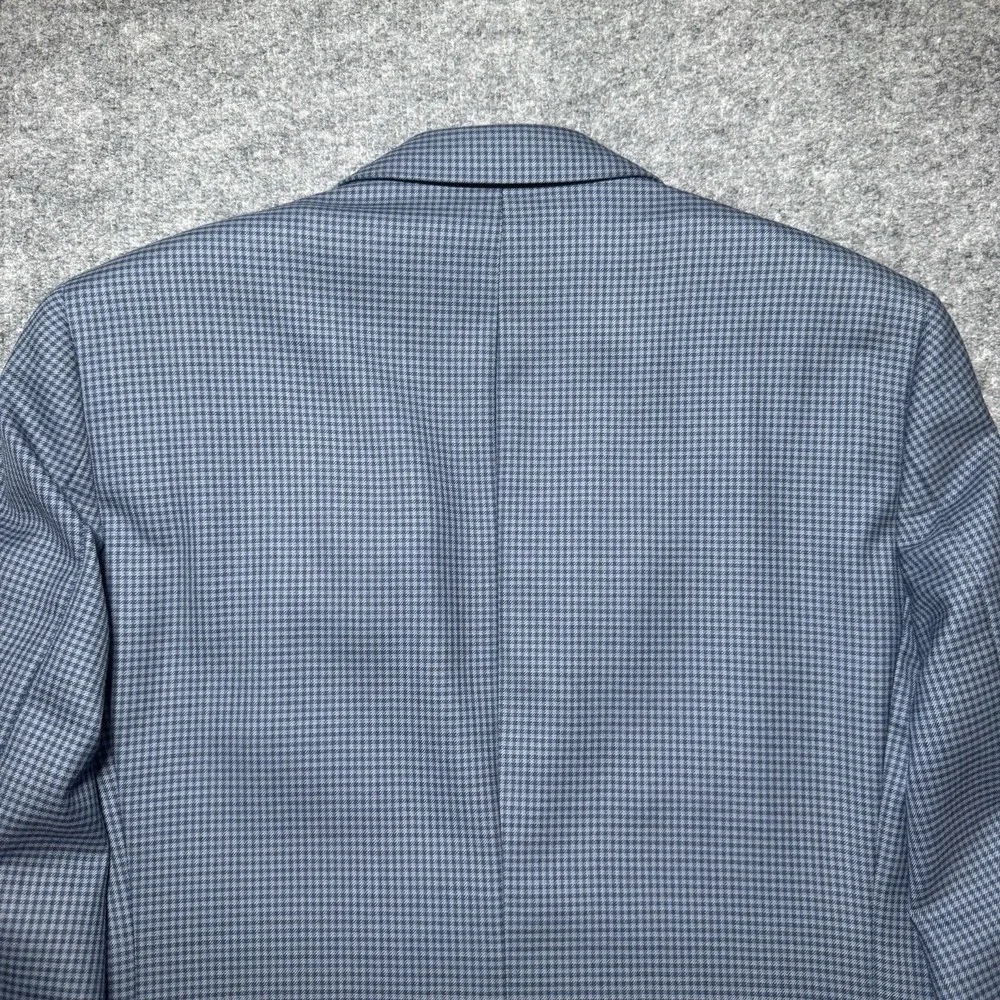 Brook Brothers 346 Fitzgerald Fit Blue Plaid Check Wool Blazer Men's Size‎ 41R